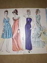 Kolekcja PRL Świat mody 1966 moda ślub karnawał bal