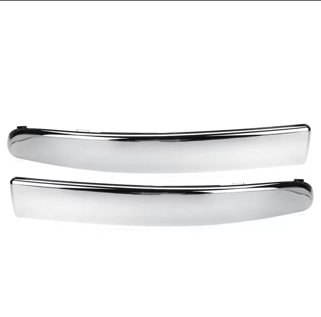 Moldura friso cromado pára choques frontal fiat 500 novos