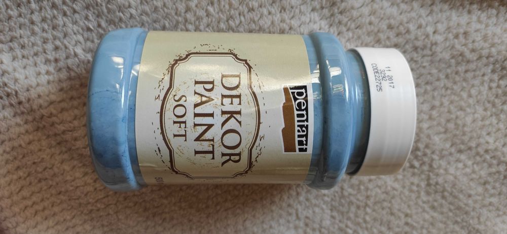 farby pentart dekor paint soft 500 ml NIEBIESKI LEN