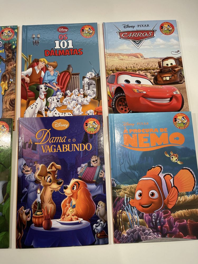 8 livros do clube do livro (Disney)