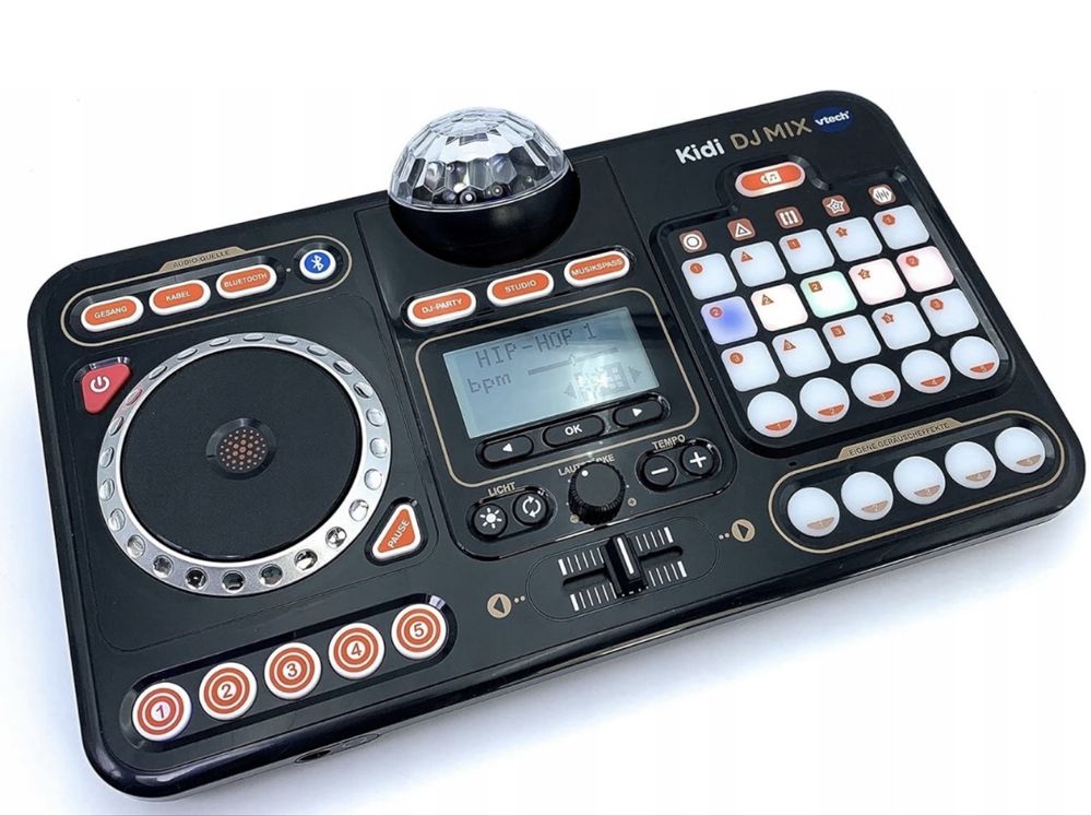 VTech Kidi Mix – Konsola DJ z Bluetooth i Kulą Disco dla Dzieci