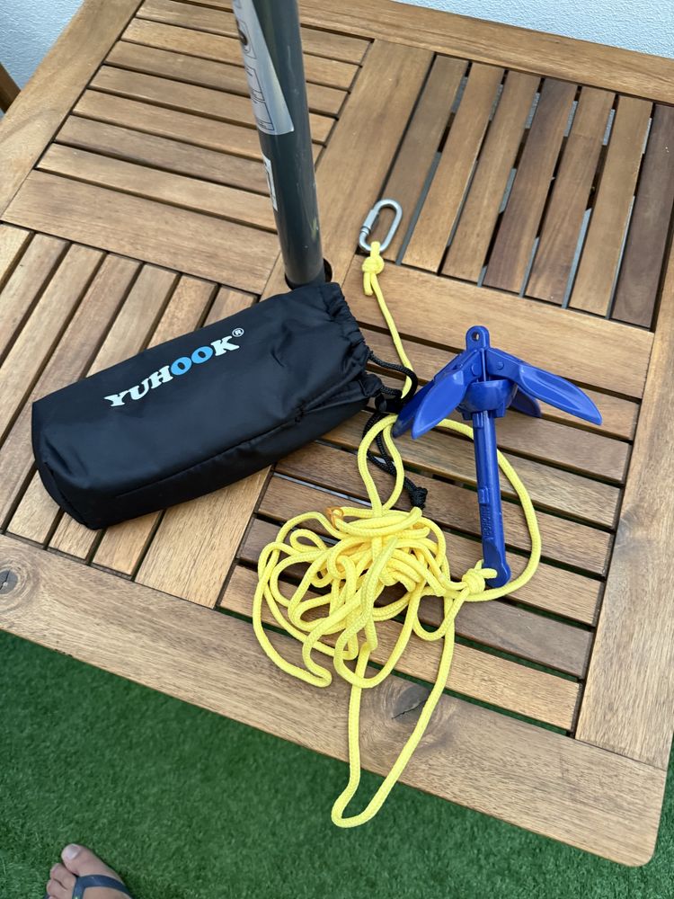 Saco agua, leash e ancora para SUP