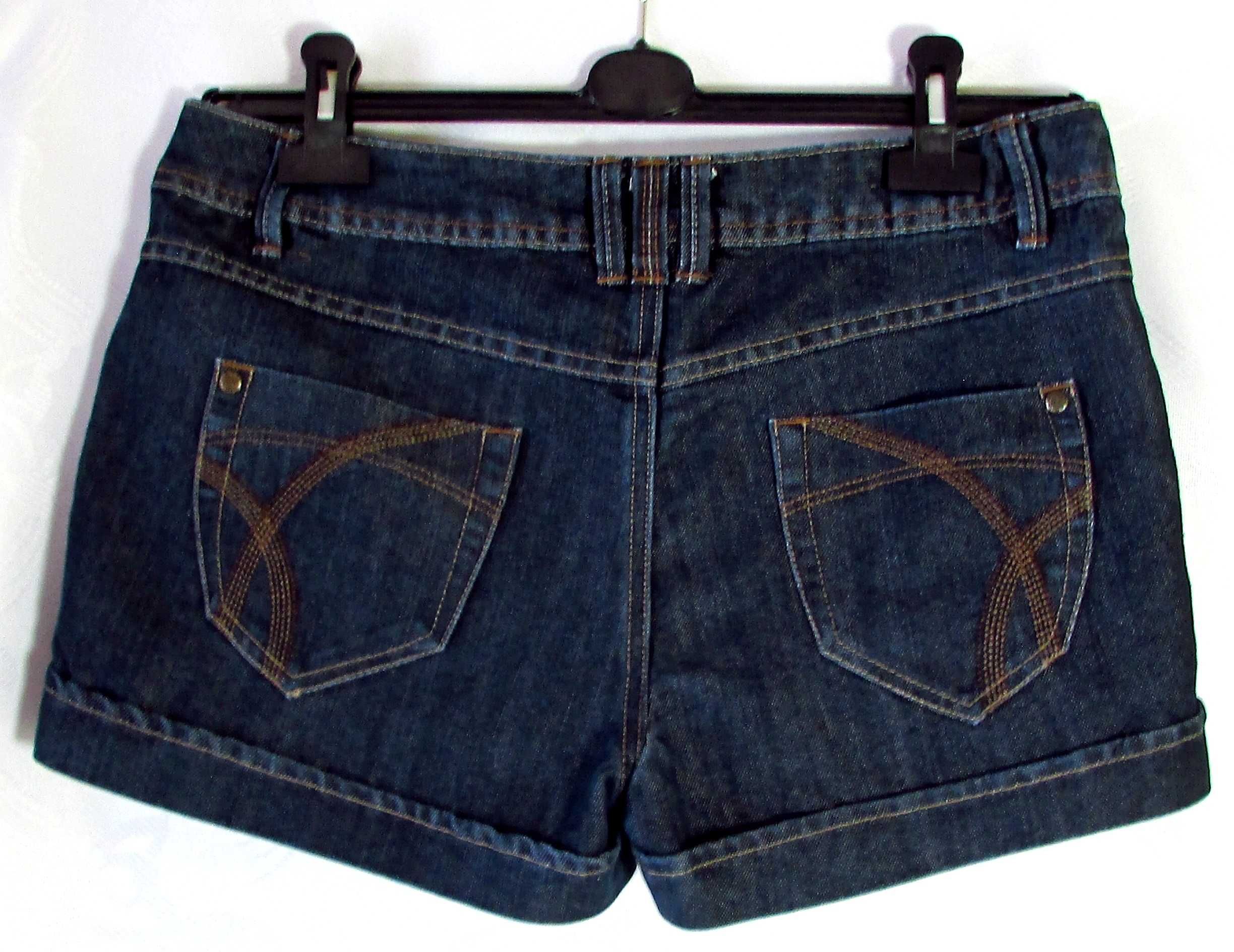 krótkie spodenki dżinsowe jeans 40