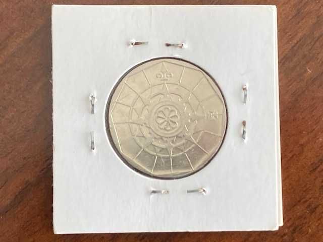 Moedas de 20 escudos (20$00), cuproníquel, entre 1987 e 1999
