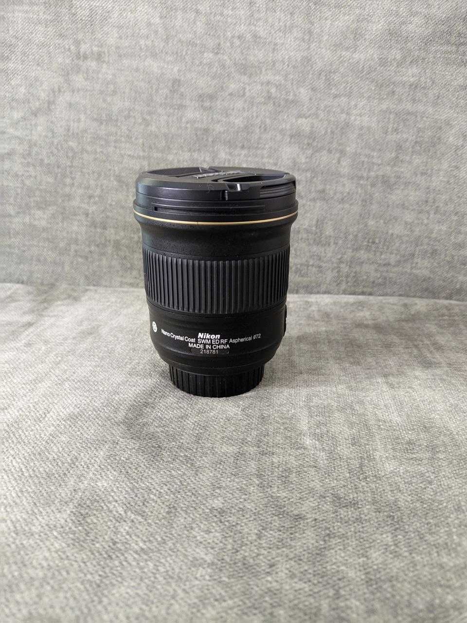 Продам объектив AF-S Nikkor 24mm f/1.8G ED