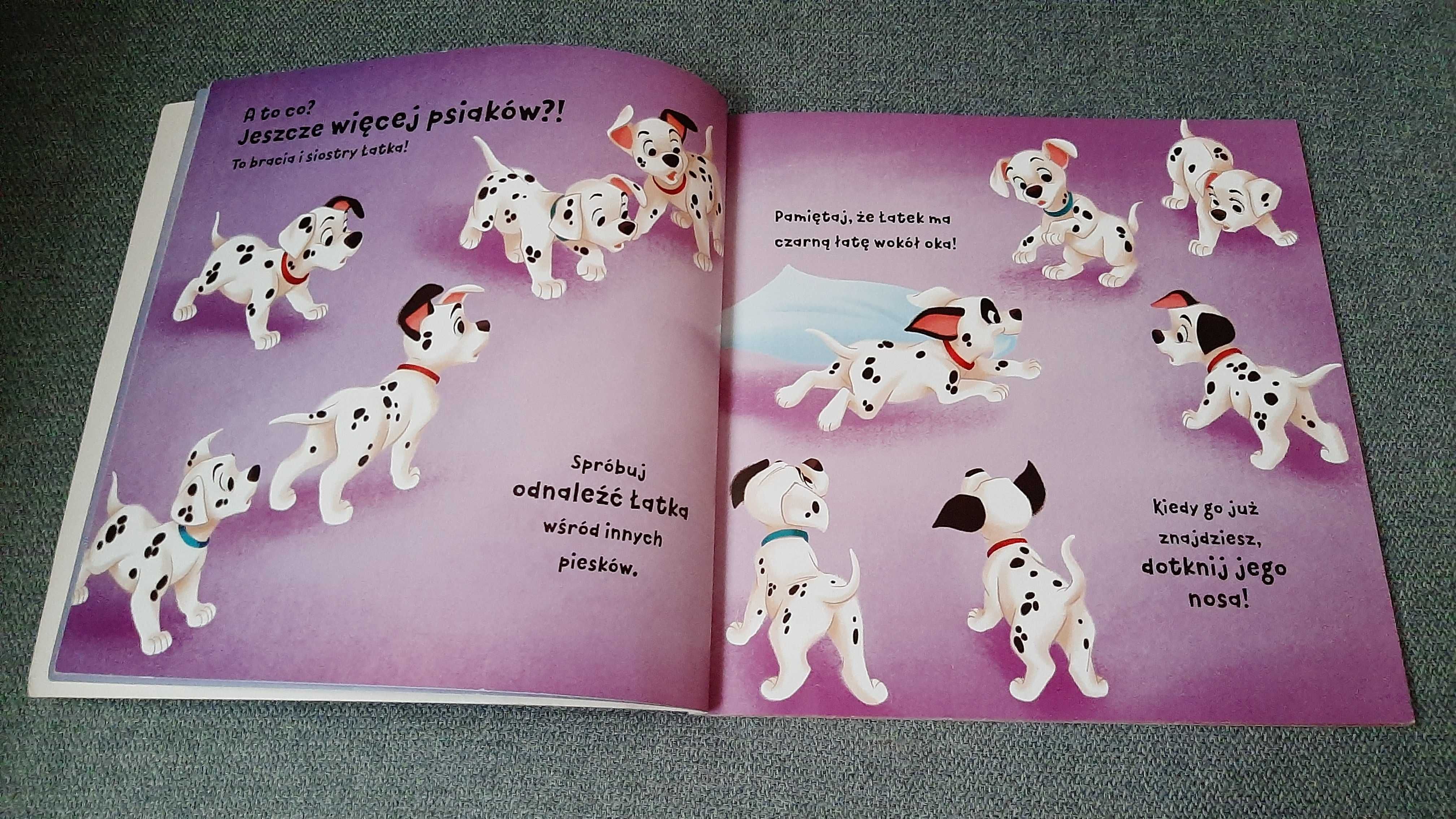 Disney 101 Dalmatyńczyków Kropka w Kropkę Książka interaktywna