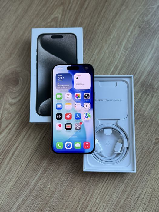 Iphone 15 Pro de 128gb com fatura ( Como Novo)
