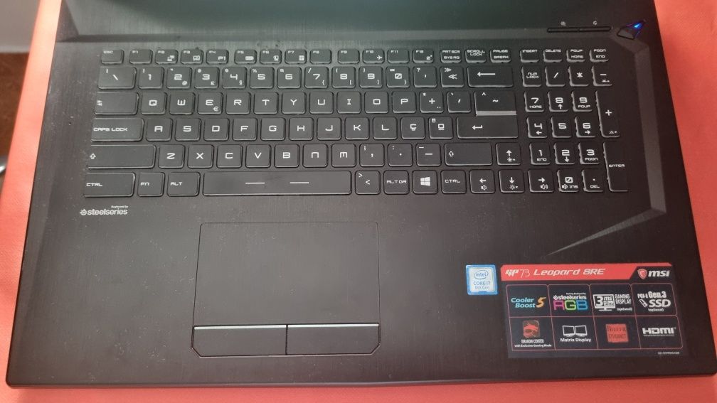 P. Gaming MSI com problemas.