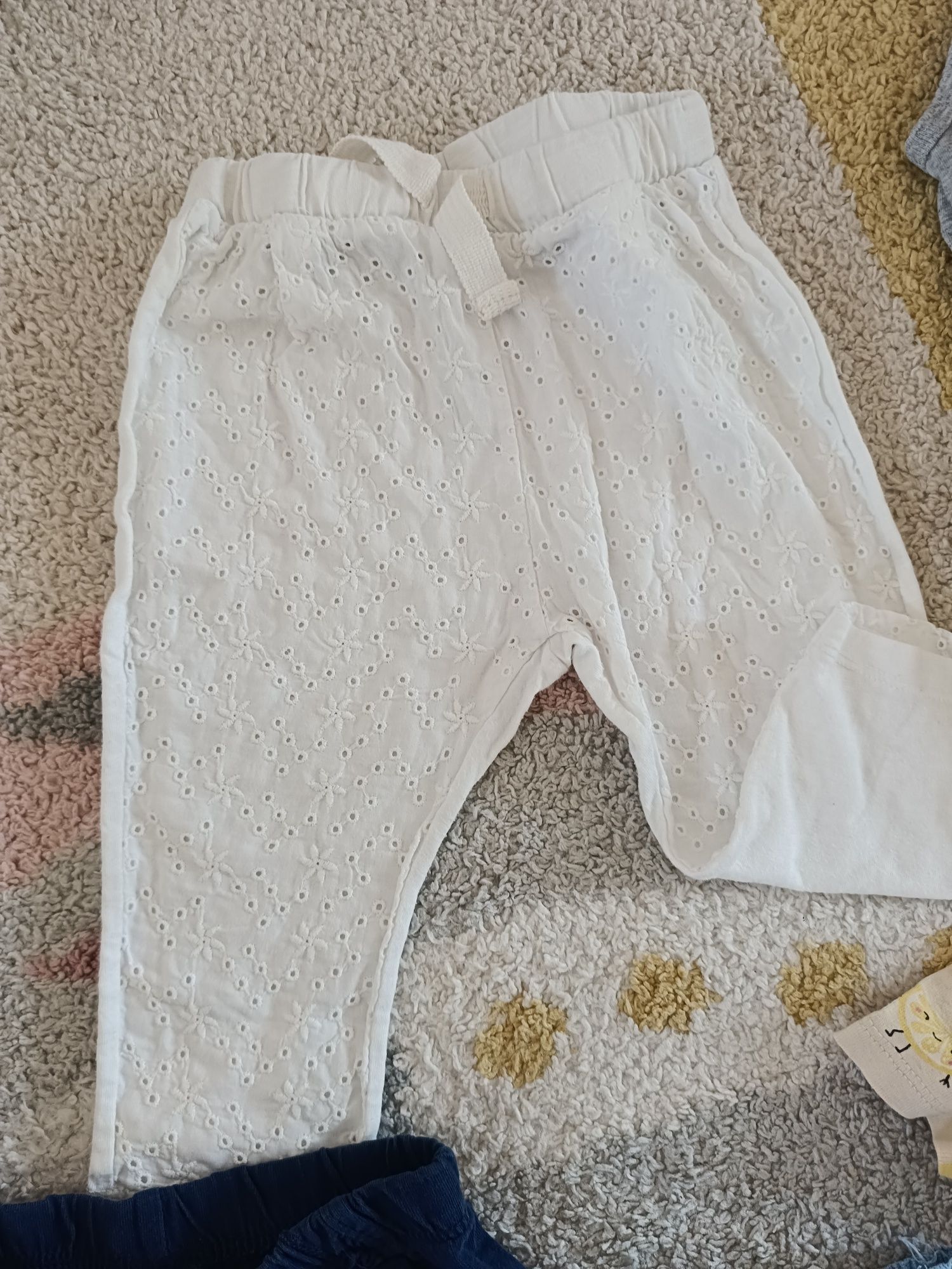Mega paka zestaw dla dziewczynki na lato letnie 74 h&m smyk kapelusz b