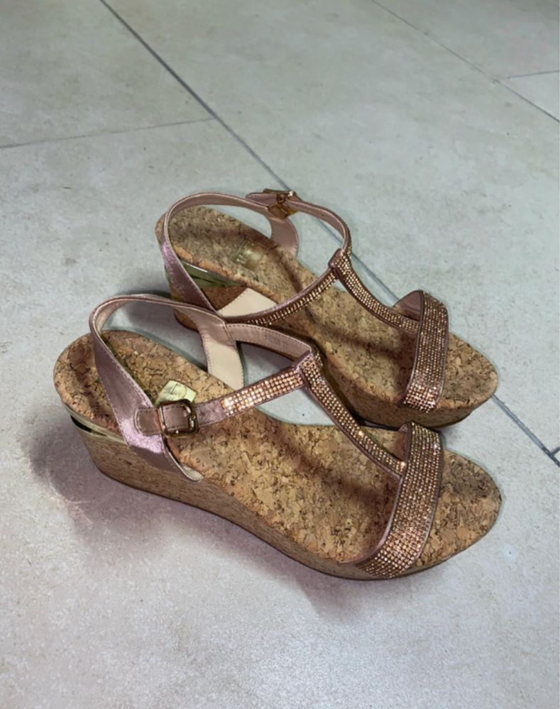 Sandalias Rose Gold