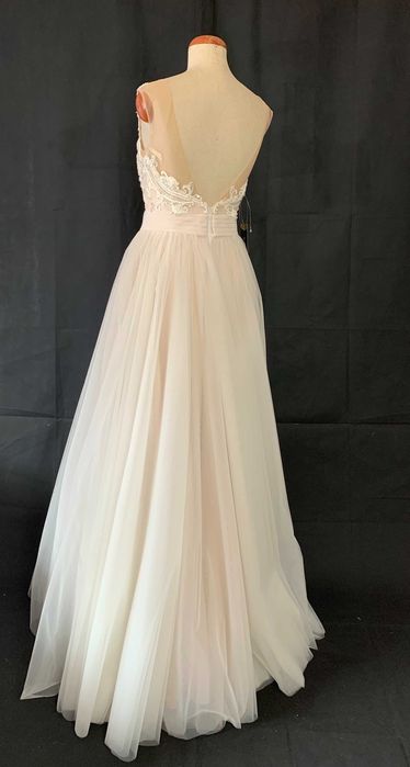 Nowa Suknia Ślubna Princessa Księżniczka 38 M Przydymiony Róż outlet