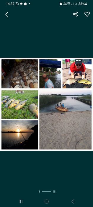Domek Mazury 4 bilard wakacje łódka pomost bania sauna quady paintball