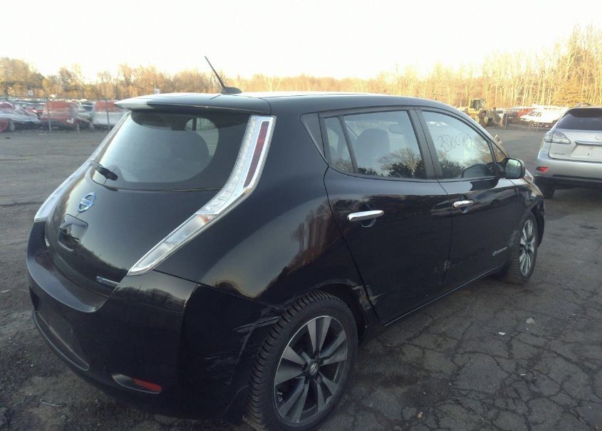 2016 NISSAN LEAF SL шкіряний салон, нова резина