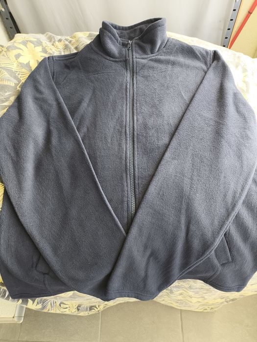 Bluza polarowa rozpinana granatowa damska XL