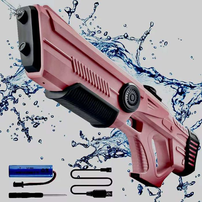 Elektryczny PISTOLET na wodę na Akumulator 10 M ZASIĘGU