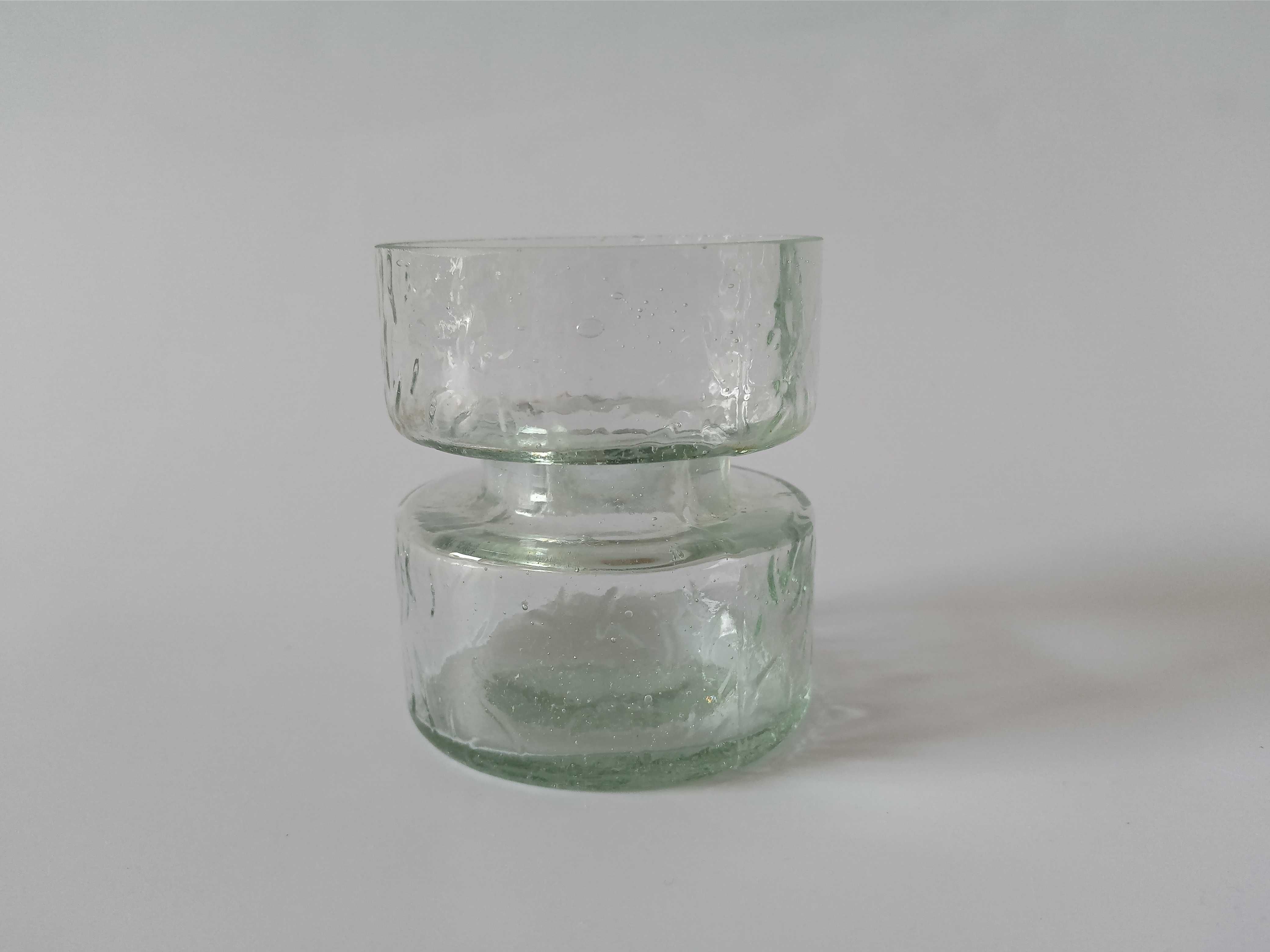 Helena Tynell bezbarwny mały szklany świecznik