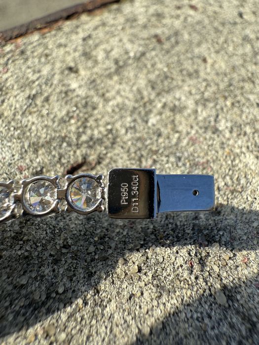 Теннисный браслет с бриллиантами