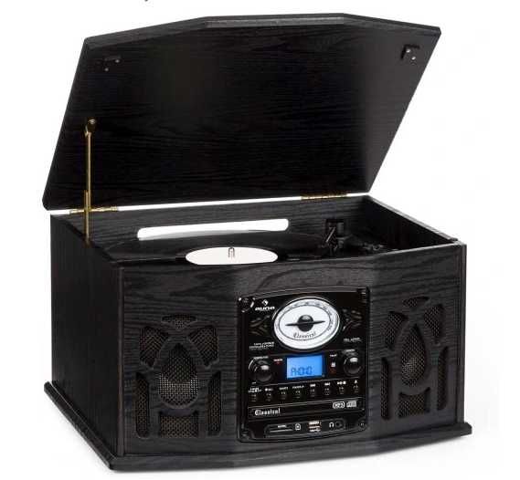 Gramofon Wieża Auna NR620 czarny