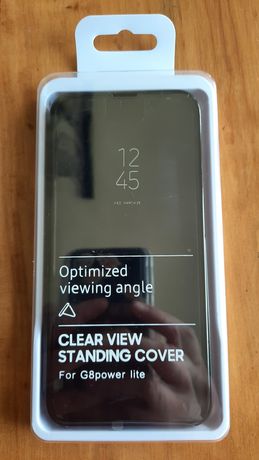 Etui Smart Clear View dla Motoroli Moto G8 Power Lite nowe