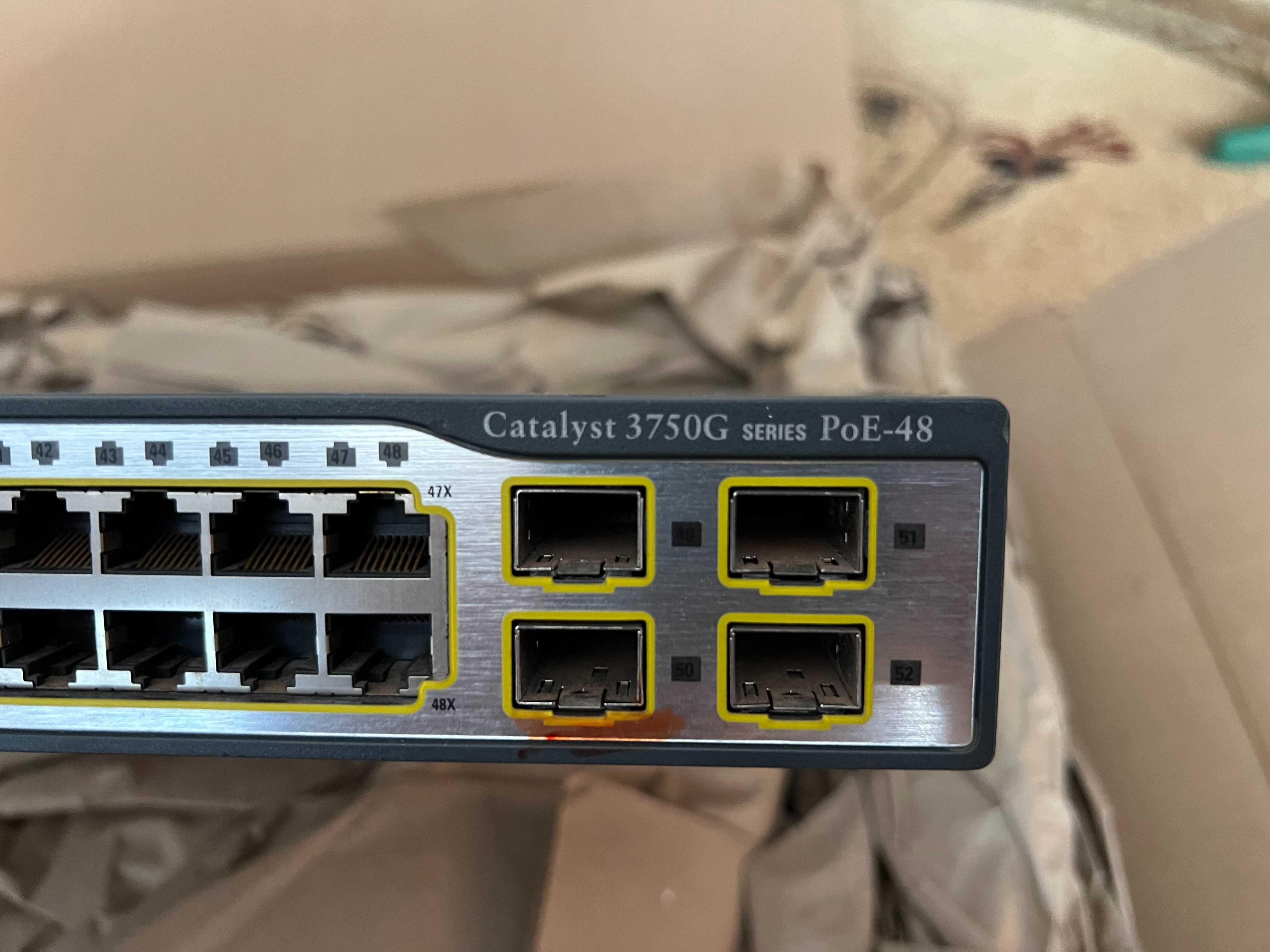 Торг! Комутатор CISCO Catalyst WS-C3750G-48PS-S