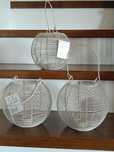 Zestaw lampionów w kształcie kuli 3szt 18cm