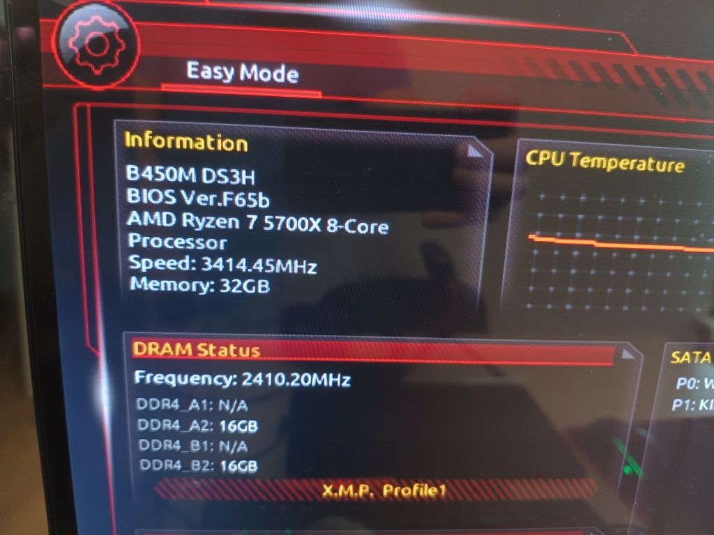 Материнська плата під AMD AM4 сокет, Gigabyte b450m ds3h rev 1.0