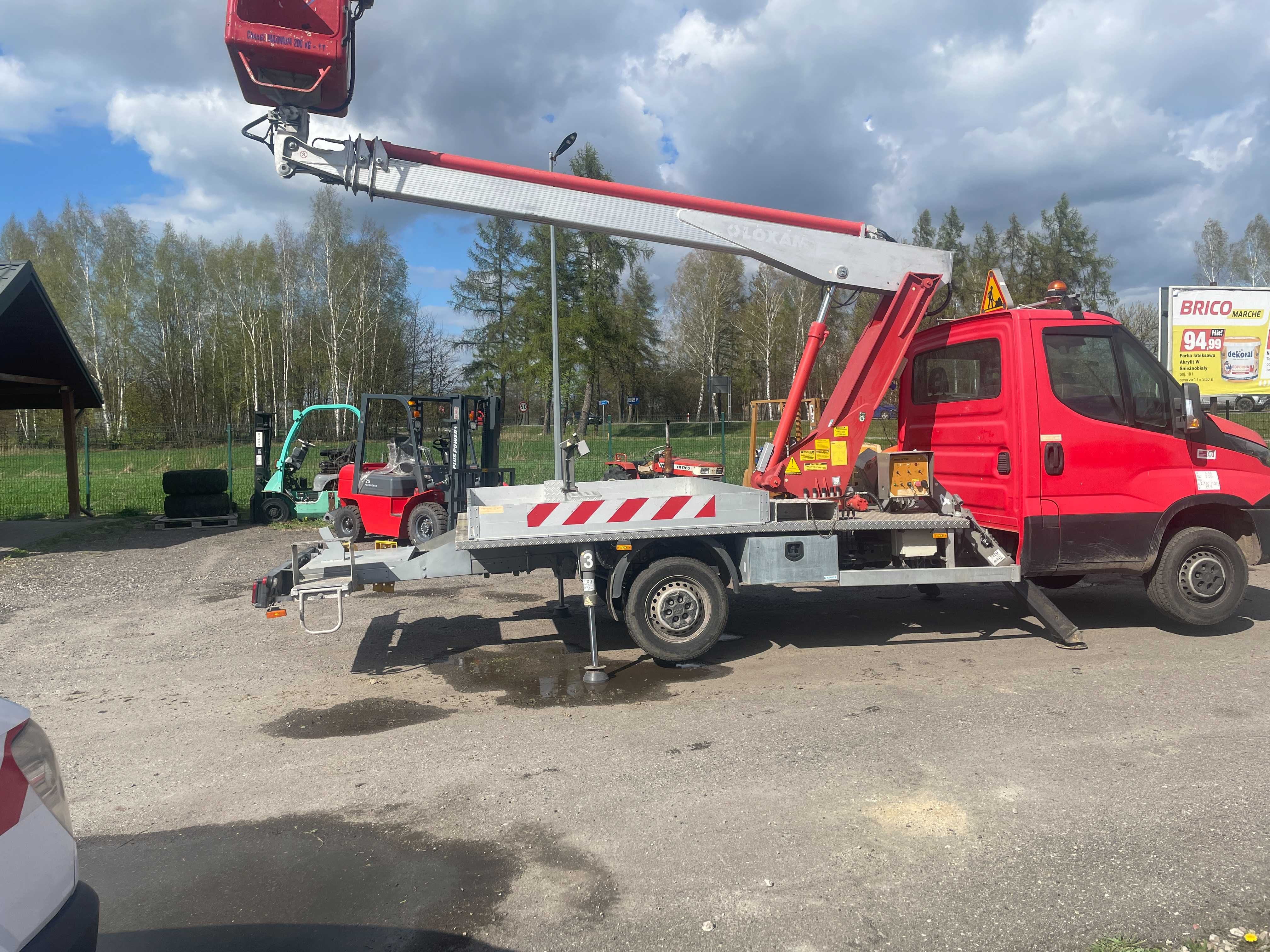 Podnośnik Koszowy zwyżka IVECO MULTITEL