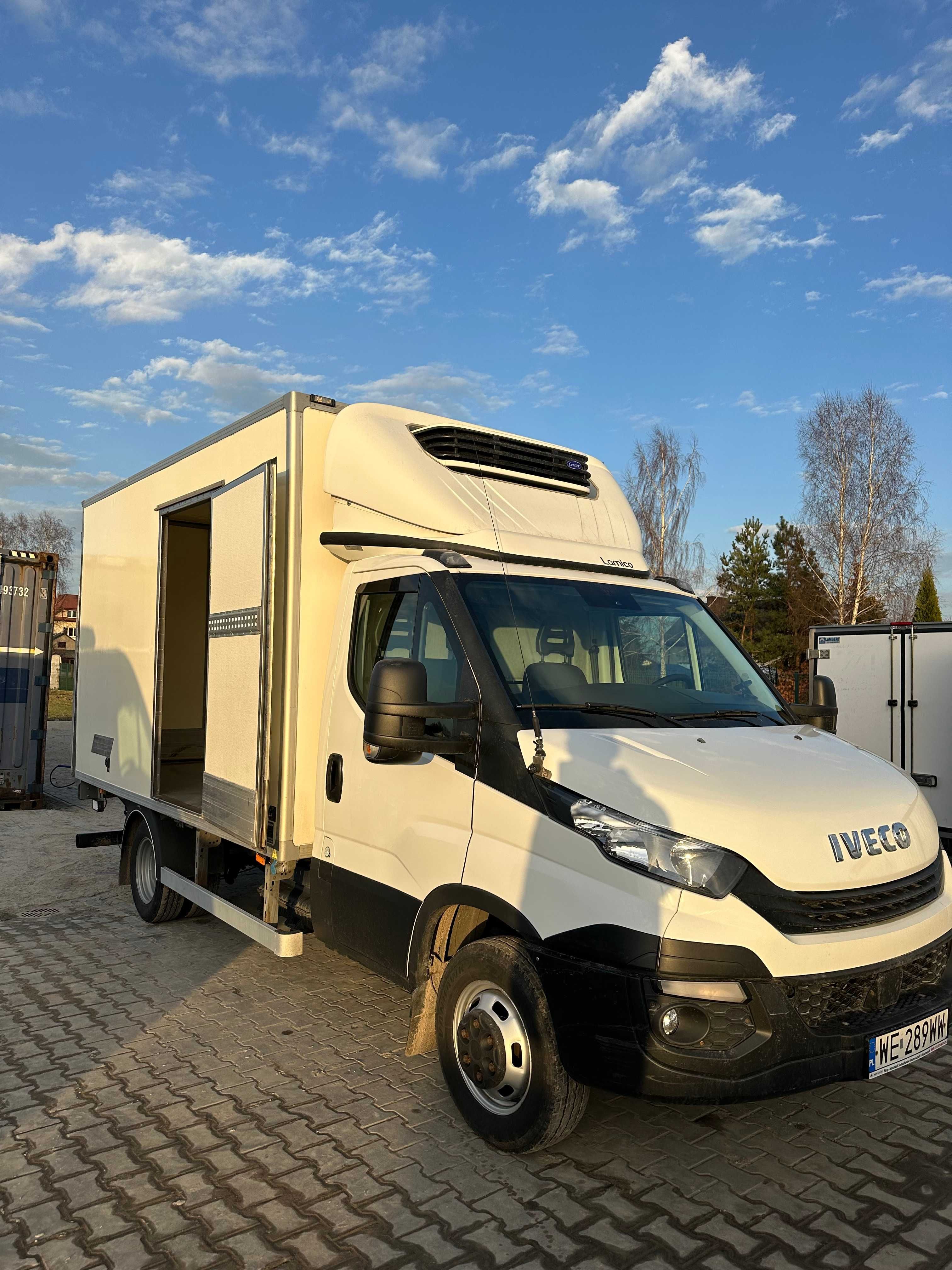 Wynajem samochód dostawczy chłodnia Iveco Kontener z winda 7 europalet