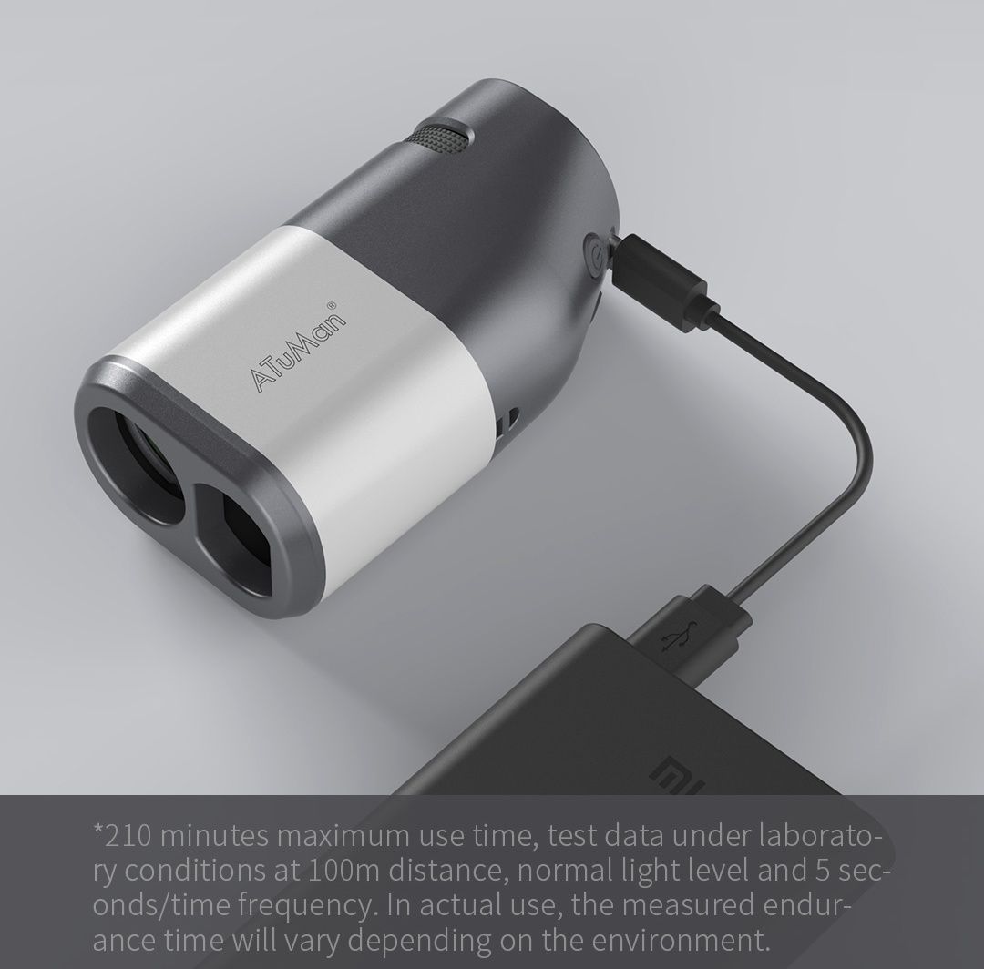 Лазерний дальномір Xiaomi AtuMan Duka TR1 1200м Акумулятор 3години