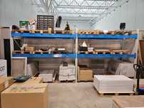Regał magazynowy paletowy 2x 3900 kg - 9 palet   używany 10 sztuk