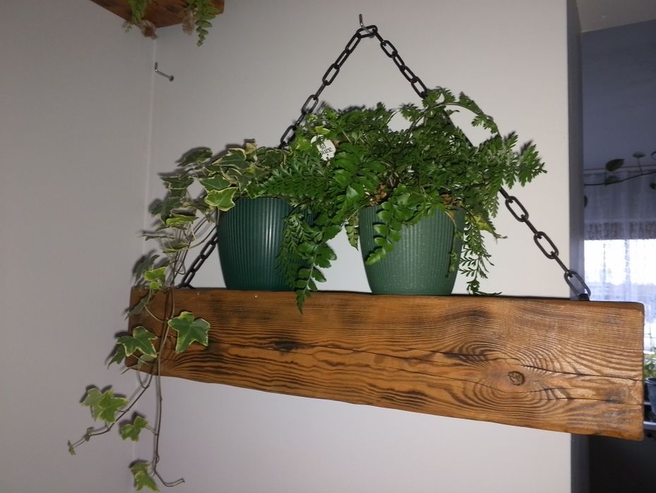 Kwietnik/półka z drewna