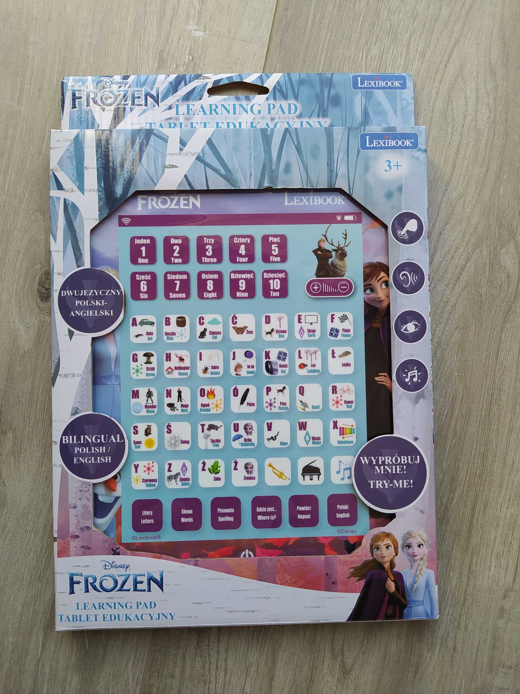 Tablet Frozen Lexibook polsko -angielski