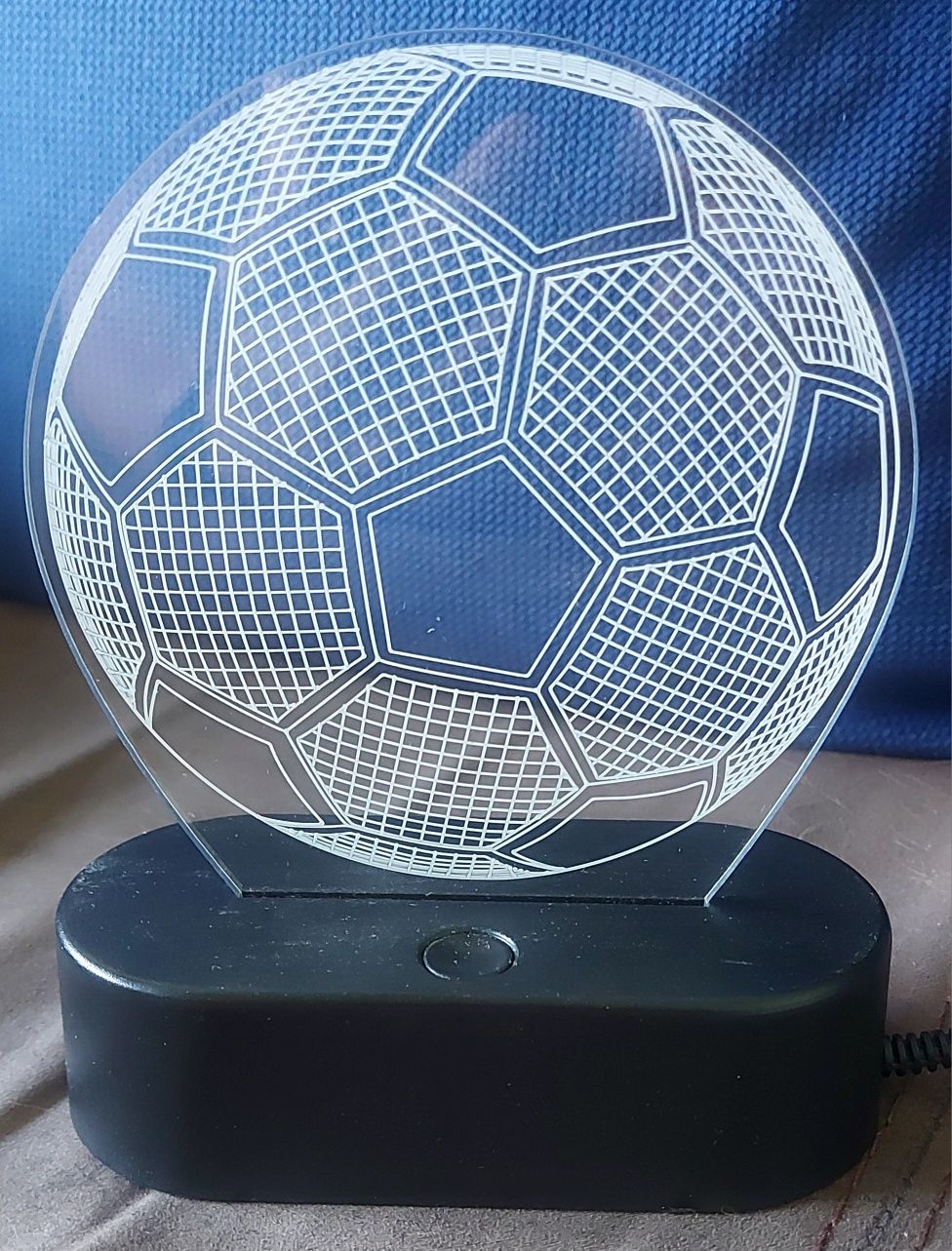 Lampka lampki nocna led piłka nożna 2szt.
