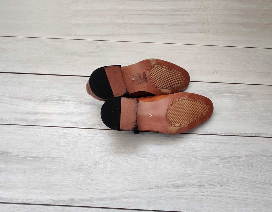 Зручні чоловічі шкіряні туфлі на стопу 28 см charles southwell