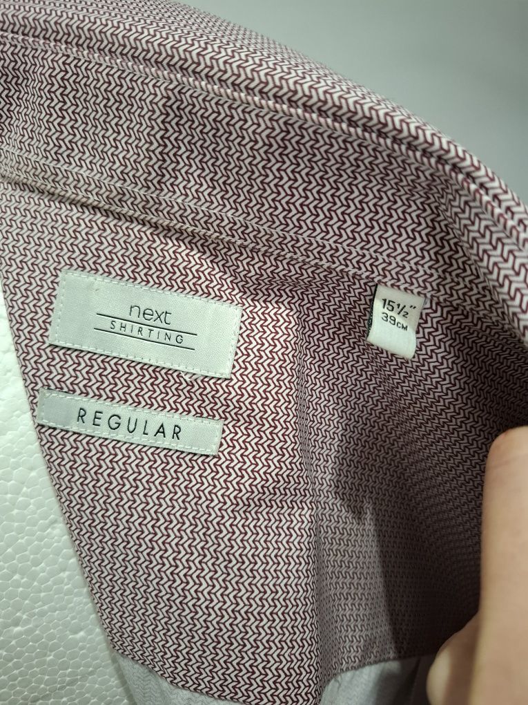 Koszula gładka marki Next shirting 15 1/2 39cm