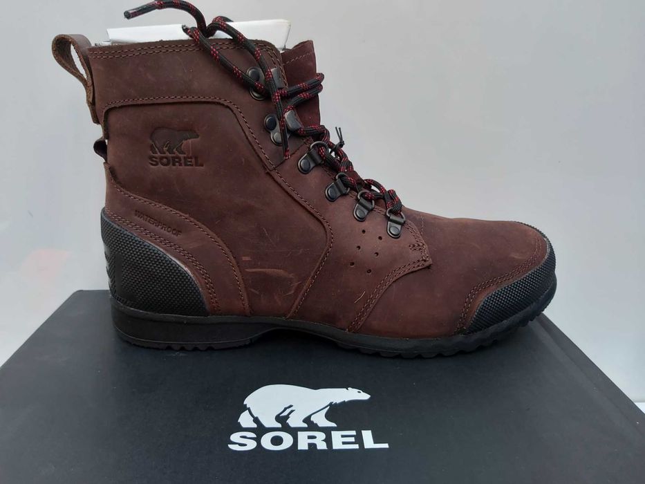 SP NOWE trekkingi botki SOREL ankeny mid hiker skórzane trapery 44