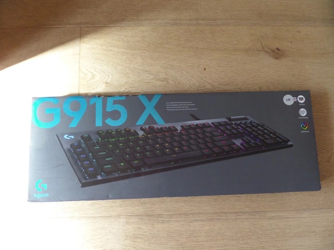 Teclado Logitech G915 X Full-Size Low-Profile RGB