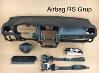 vw golf 6 tablier painel do bordo airbags cintos