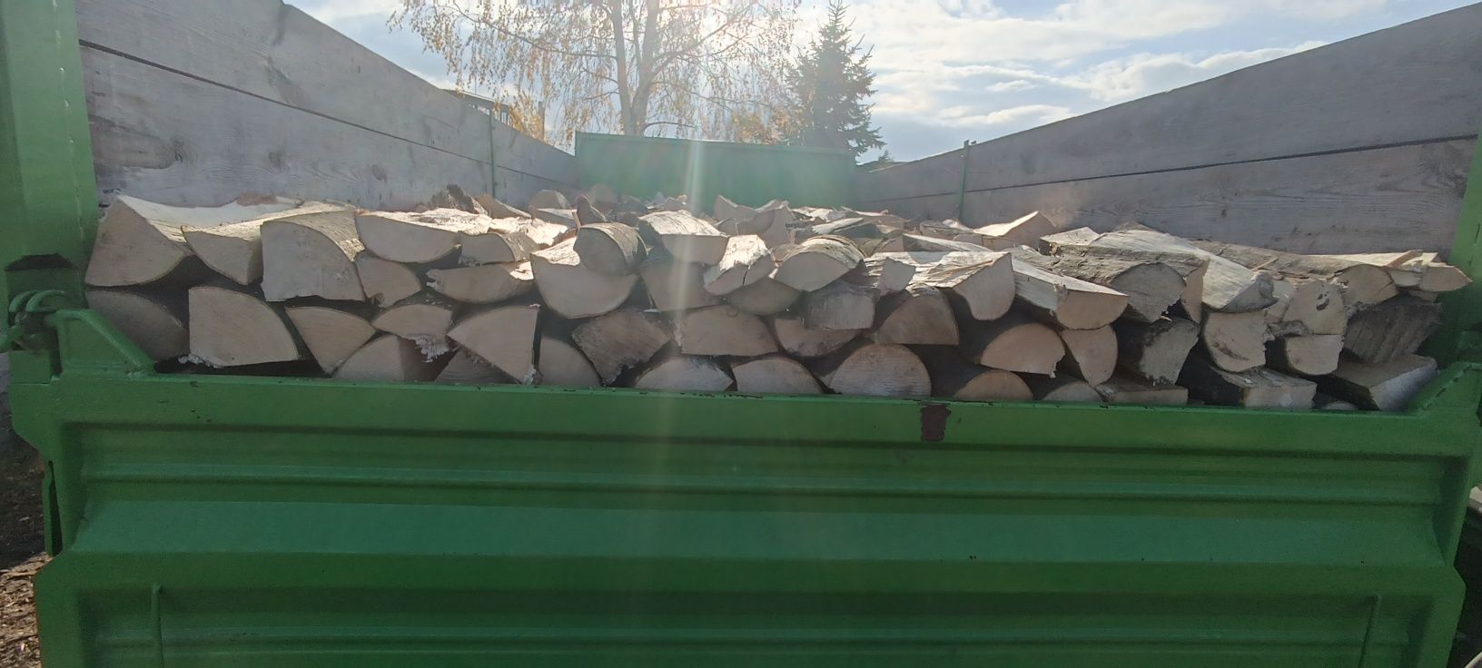 Drewno kominkowe do kominka sezonowane  sosna dąb buk brzoza i