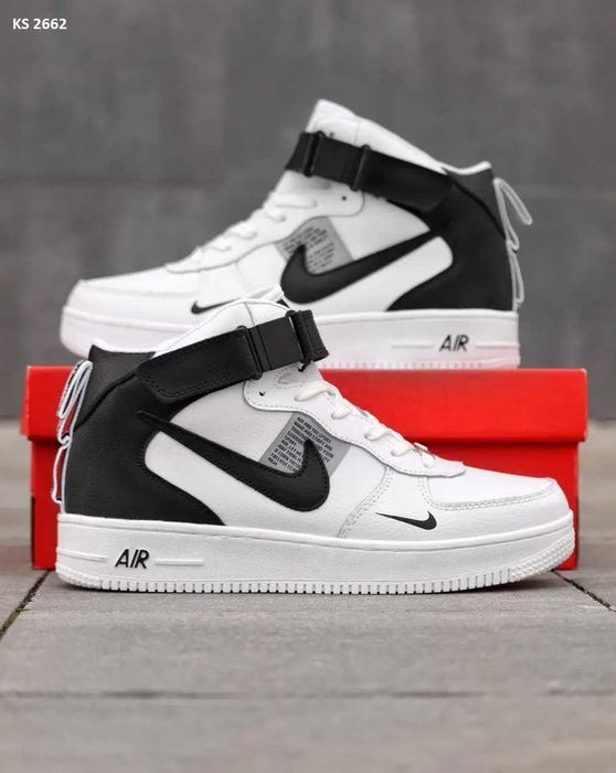 Кросівки Nike Air Force 1 LV8 High White ЗИМА. Арт: KS 2662