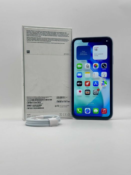 iPhone 11 64GB Fioletowy - Bez blokad - Komplet