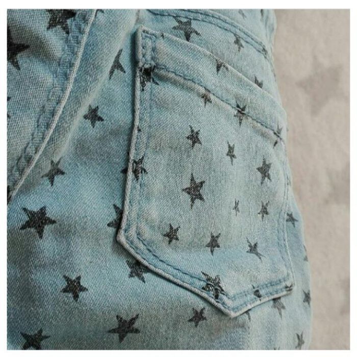 Spodnie jeansowe w gwiazdki Primark 3-4lata 104cm