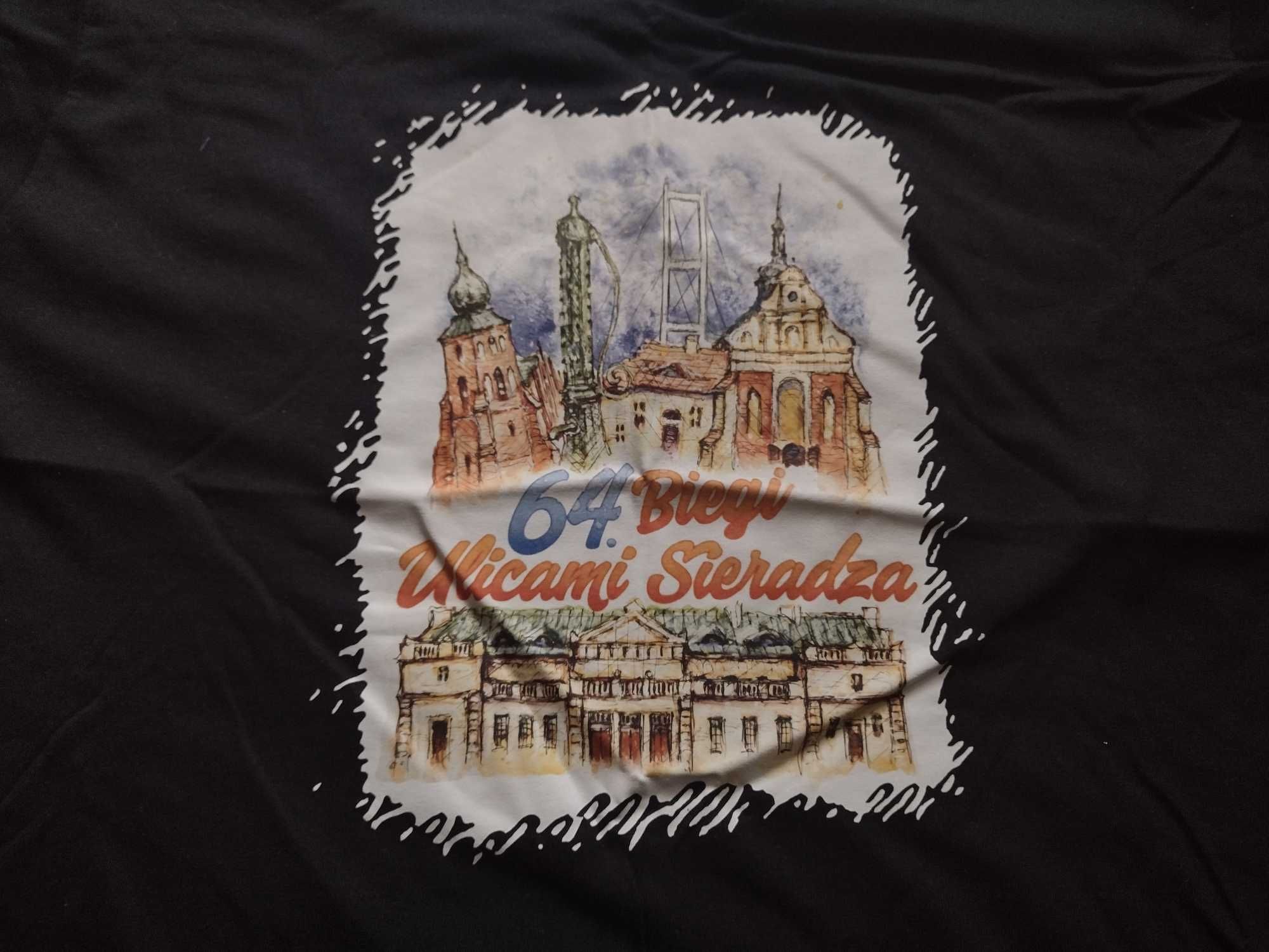 Koszulka bawełniana BIEG ULICAMI SIERADZA męska r. S - nowa