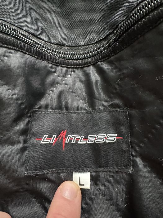 Мотокуртка Limitless з захистом спини, плеч, ліктів. Розмір L.