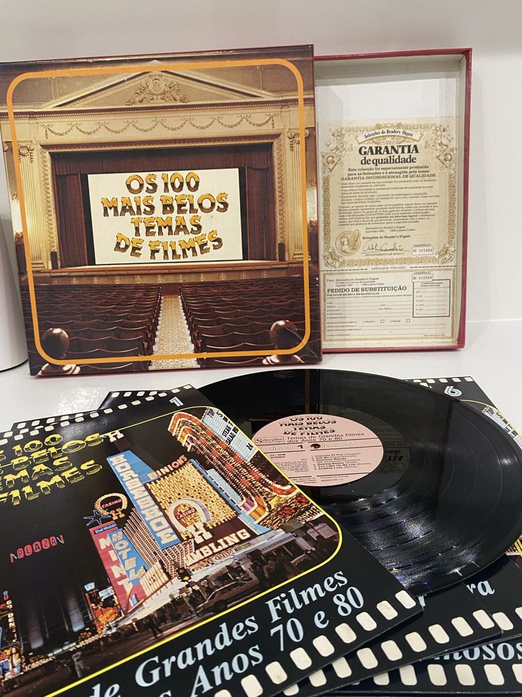 Coleção Vinil “Os 100 Mais Belos Temas de Filmes”
