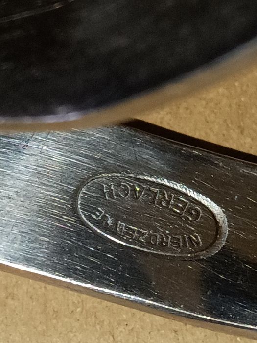 PRL. Gerlach duży widelec do mięsa.