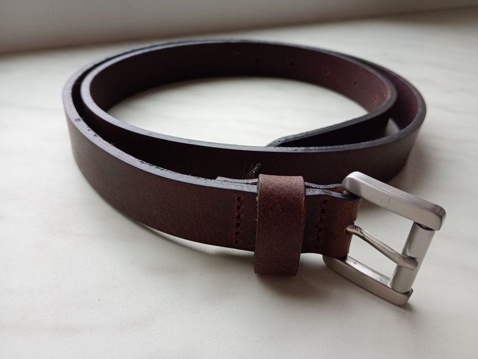 Кожаный ремень Marks&Spencer р.S