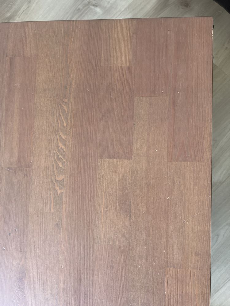 Ikea Fjallbo stolik kawowy ława czarny metal drewno