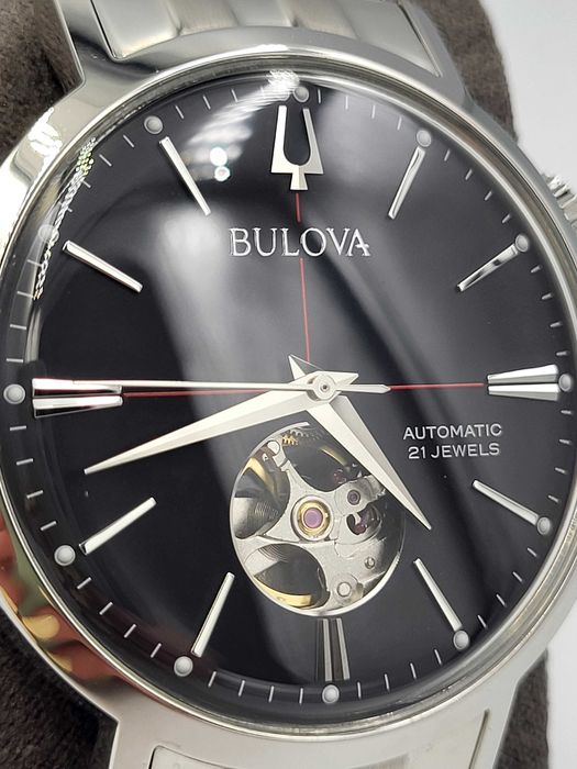 Bulova Open Heart *Klasyk* Idealny na co dzień **Automat** !!PIĘKNY!!