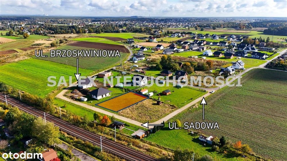 Działka budowlana, Żory ul. Sadowa - Baranowice